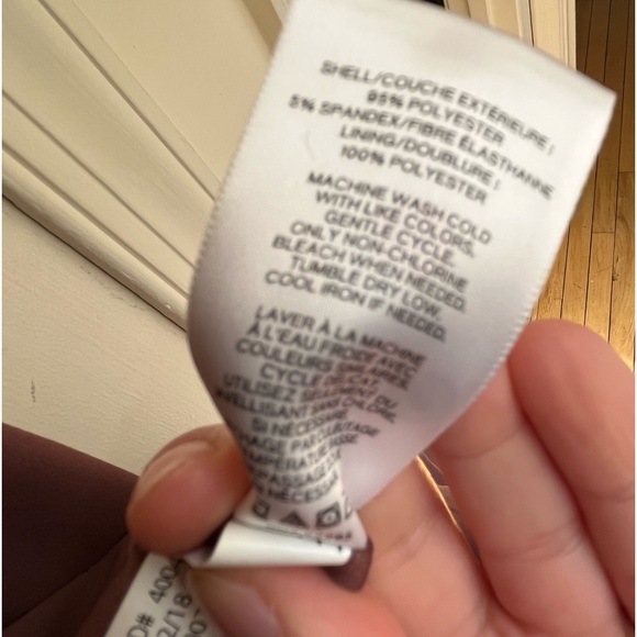 Express dress, purple/mauve with short sleeve. Polyester & Spandex. Fits size 12 - Picture 6 of 7